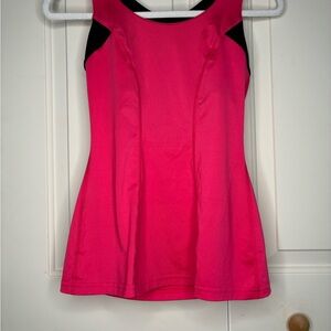 Zumba Fitness Vibrant Pink and Black Top